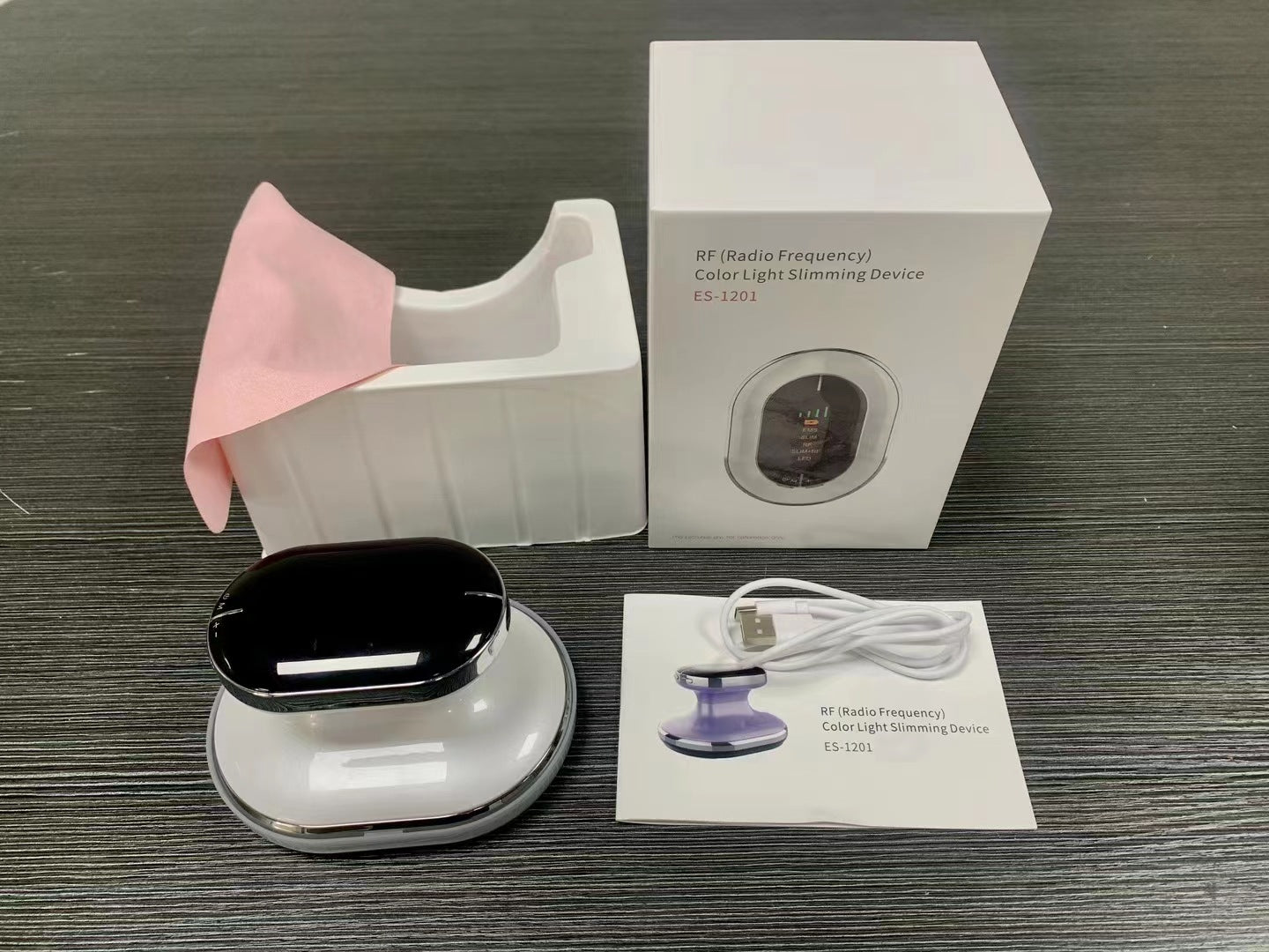 Ultrasonic Body Slimming Device – RF Cavitation Massager for Belly, Waist & Thighs
