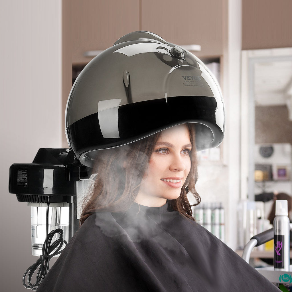 Professional Hair Steamer 11.81-inch Hooded Ionic Hair Steamer With 2 Mode