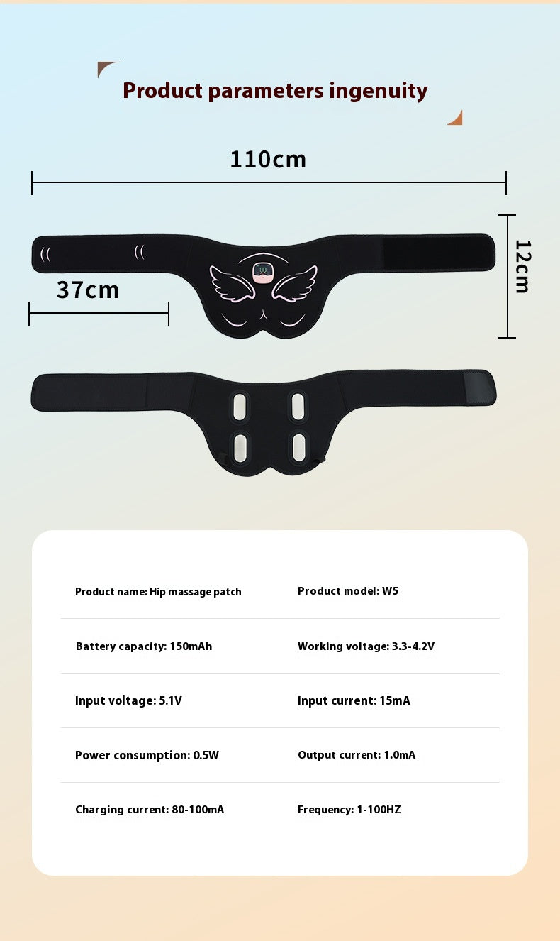 Hip Beauty Instrument Hip Sticker Wireless Remote Control Charging
