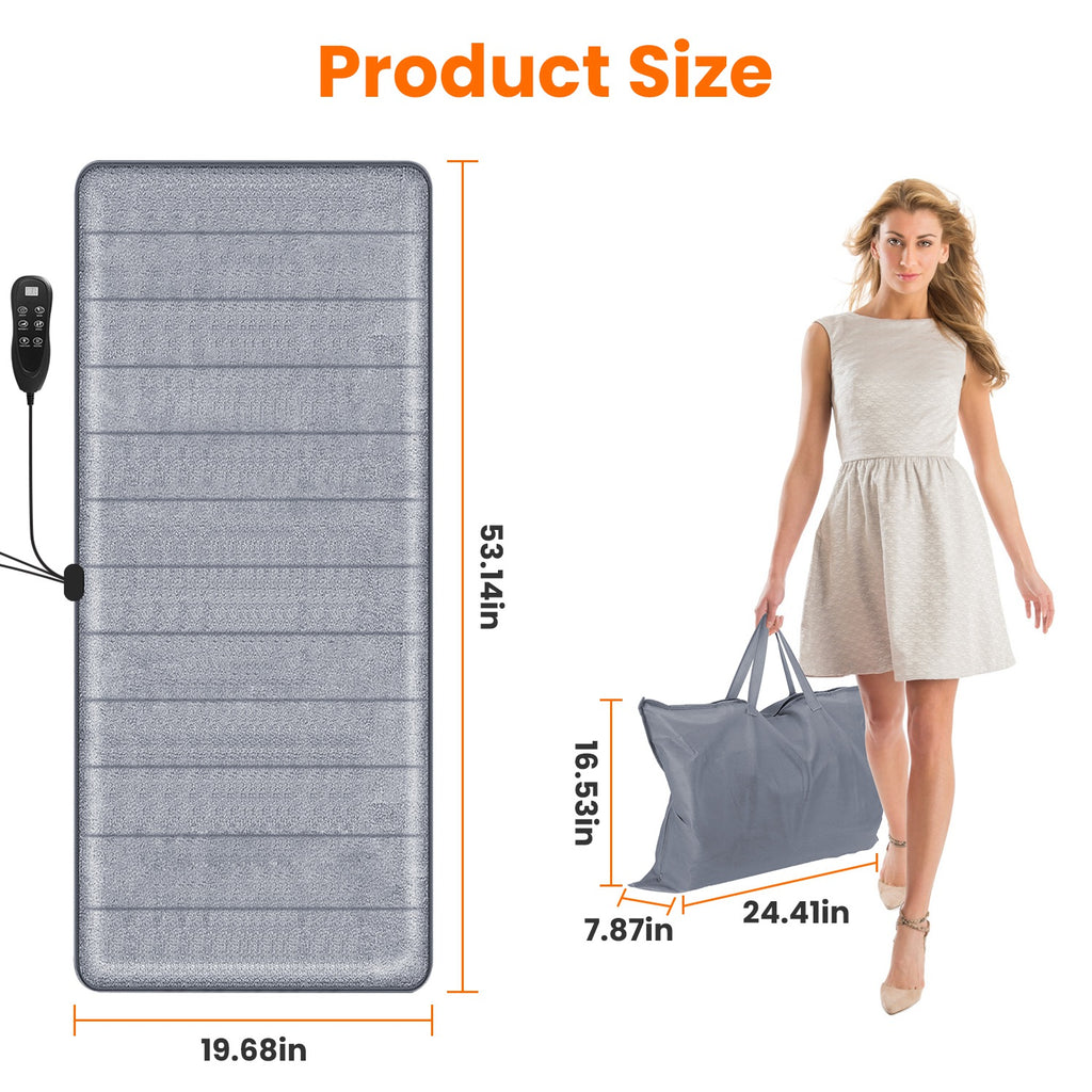1Pc Full Body Electric Massage Mat With Heat