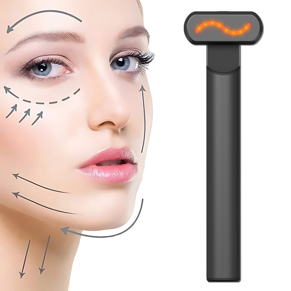 LED Light Facial Massager – 4-in-1 Skin Care Anti-Aging Device