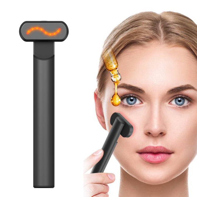 LED Light Facial Massager – 4-in-1 Skin Care Anti-Aging Device