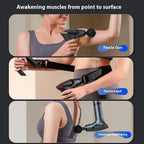 Portable Deep Tissue Massage Gun with Removable Handle