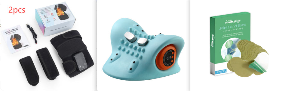 Heated Neck Massage Pillow for Pain Relief