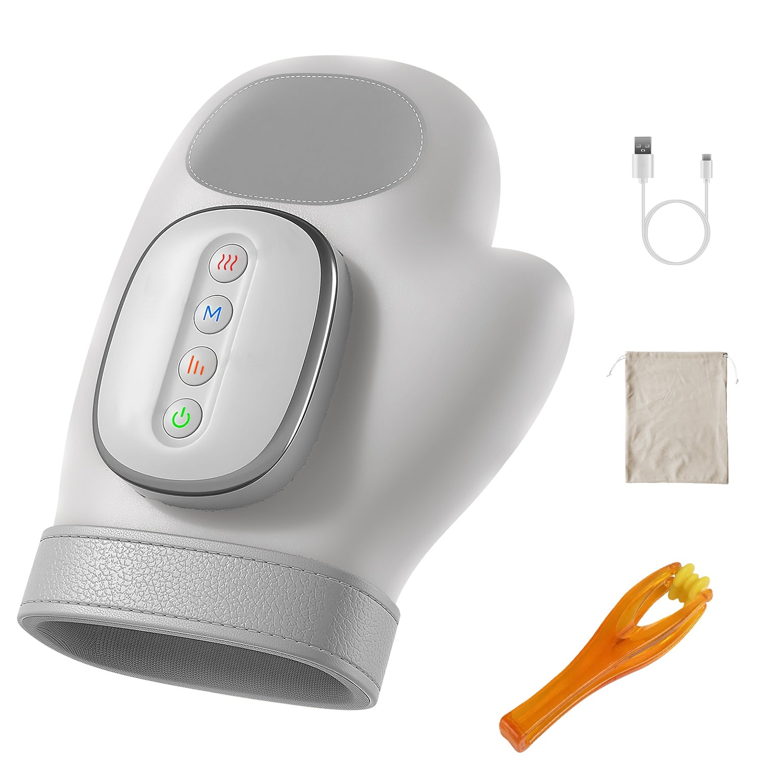 Cordless Hand Massager with Heat Compression – 3 Modes & 5 Intensity Levels